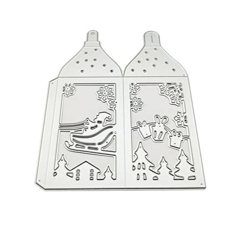 Metal Cutting Dies Christmas Candy Box Die Cuts Decorative 